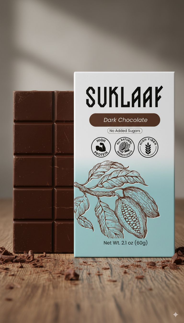 Suklaaf Dark Chocolate Bar