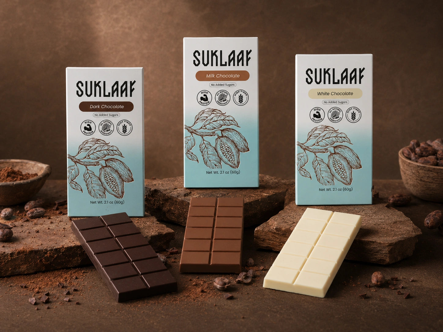 Suklaa means chocolate in Finnish.